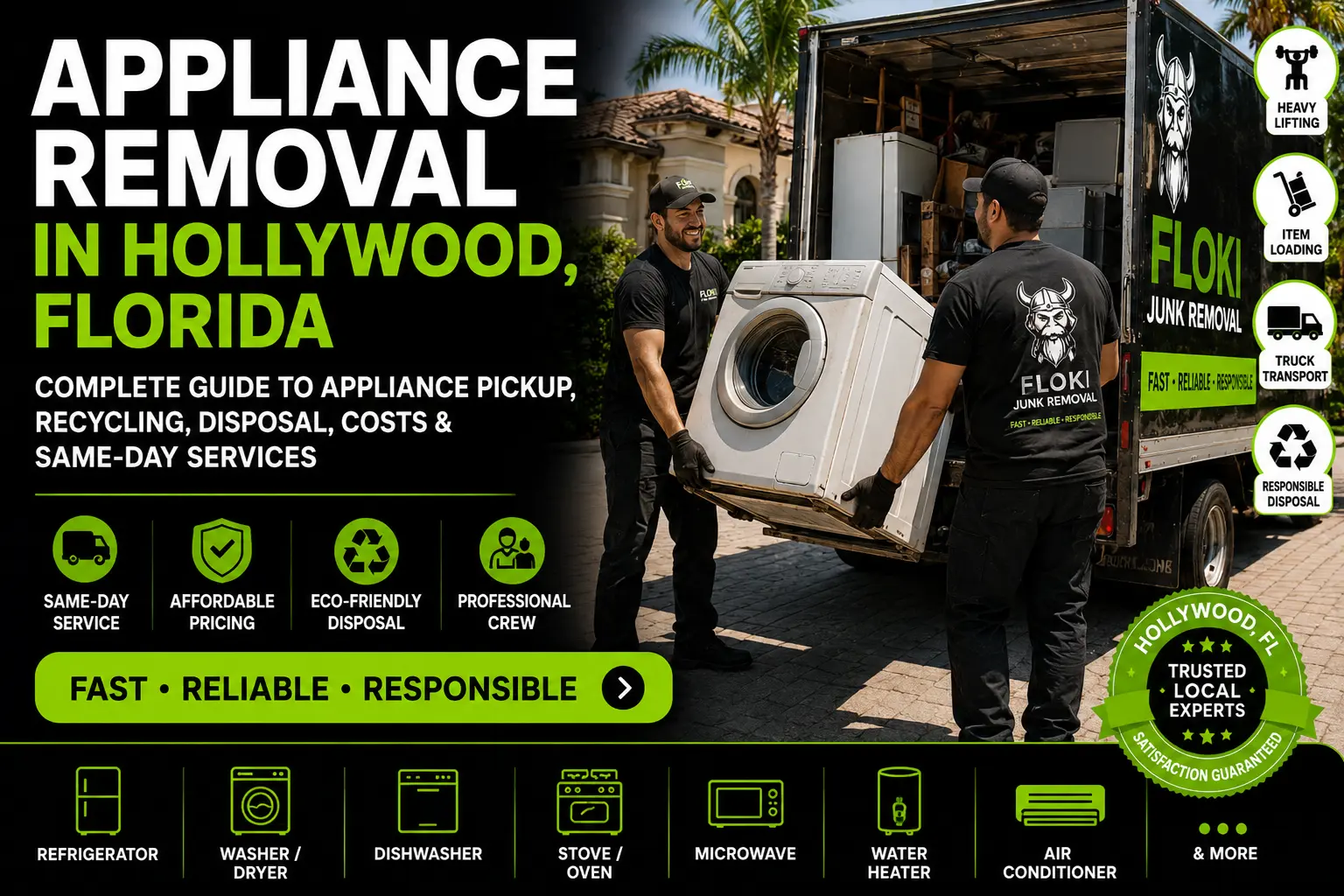 Appliance Removal in Hollywood, FL