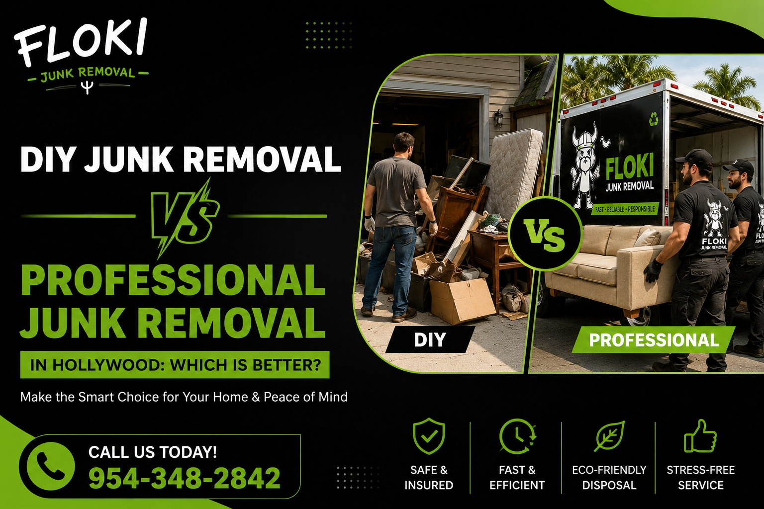DIY vs Professional Junk Removal in Hollywood